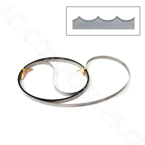 [10/288K] Band Knife Blade 2880x10x0.45 mm, (Bullmer 771) Concave B+S (Made in Germany)