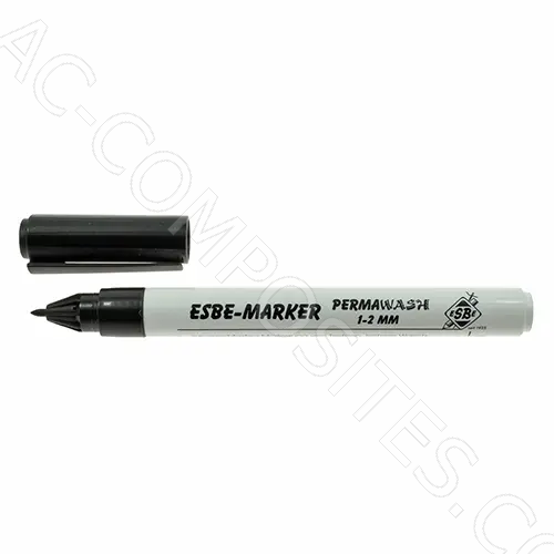 [B311] Black Permanent Washable Marker, Ø 1-2 mm Tip