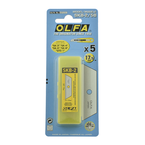 [B924/SKB-2] Lames de Rechange (5 Pcs) # SKB-2/5B (OLFA)