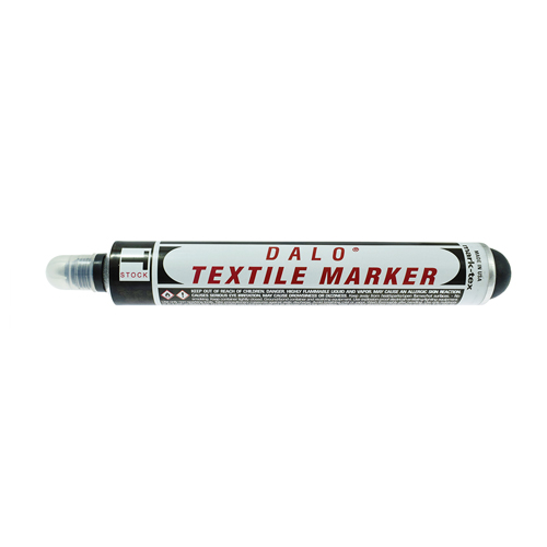 [B313/1N] Dalo® Textil Permanentmarker - Metallspitze Ø 3 mm - Schwarz