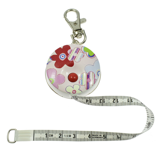 [B67] Roller Tape Measure cm/inch, 8mm x 150cm (60") PICCO DECOR PASTEL