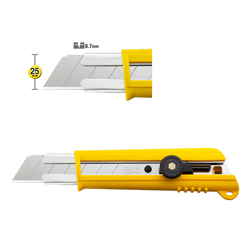 [B971] NH-1 (OLFA) | 25mm Snap-Off Cutter, Non-Slip