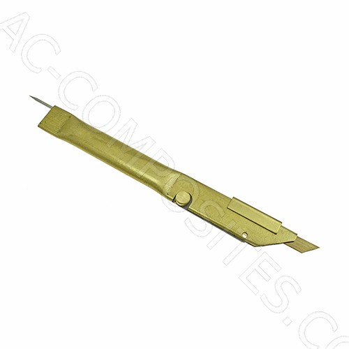 [B4959] Porta-Lâmina em Latão com Ponteira para Lâminas 140 x 7,5 mm # 278.8020