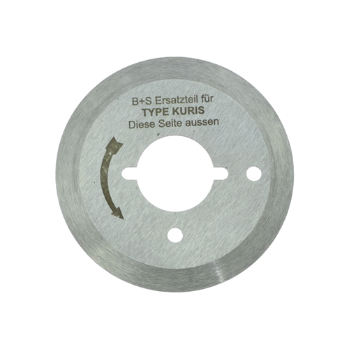 [5/KN] Round Blade Ø 50mm for Rotary Cutting Machines KURIS NOVITA, MAIMIN, SUPRENA # 15780 (M702) - Made in Germany